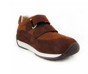 Zapatos Casuales Pocholin Niño Doble Cierre Mágico Marrón